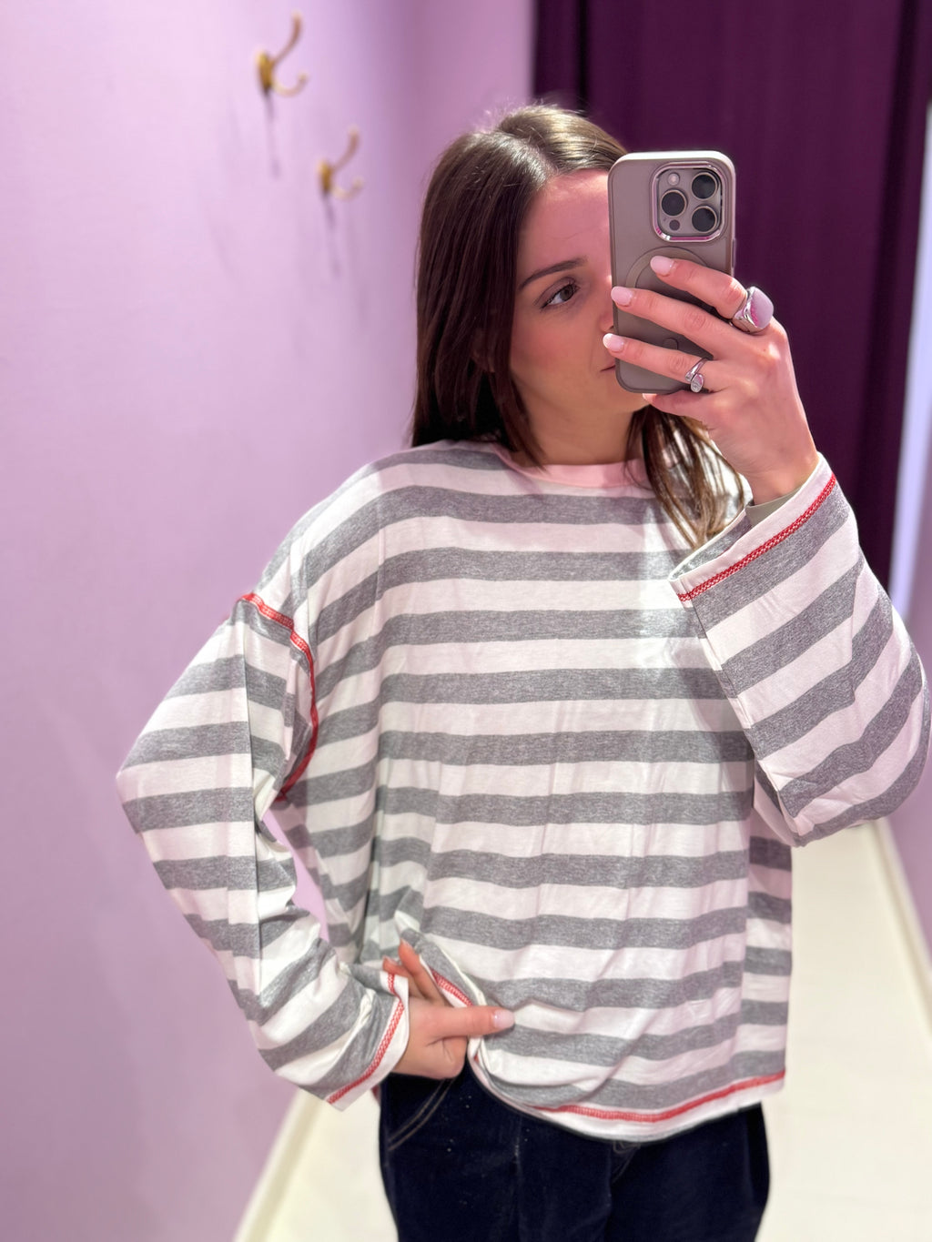 Maglia Stipes Grigia
