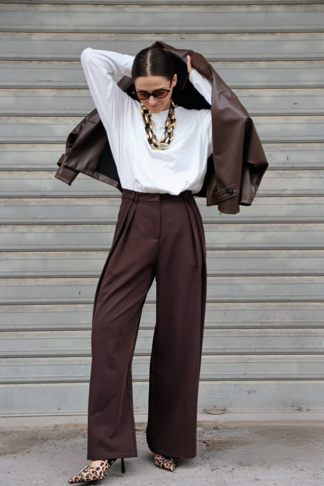Pantalone Amal Choco