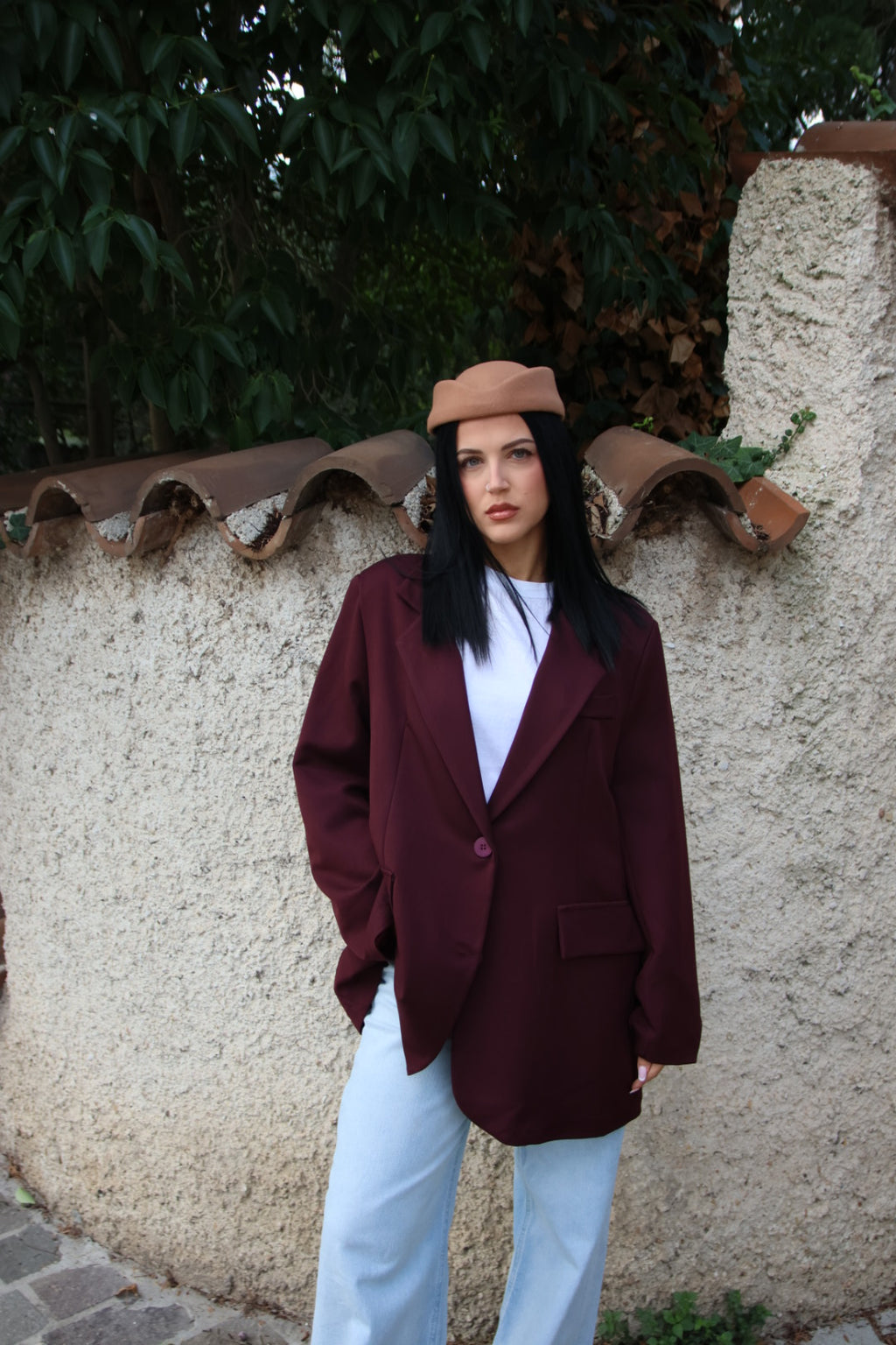 Giacca Kelly Bordeaux