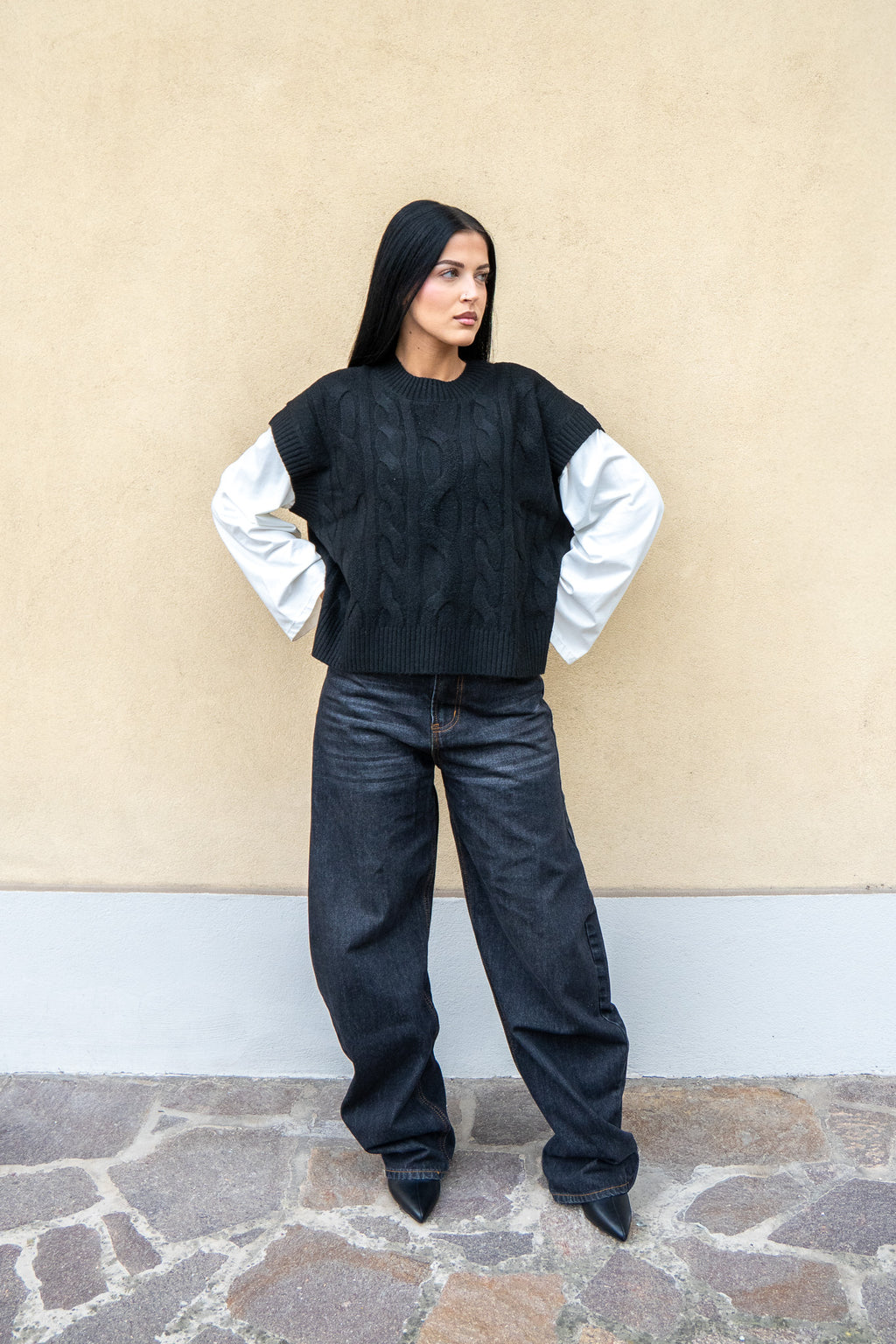 Gilet Iris Nero