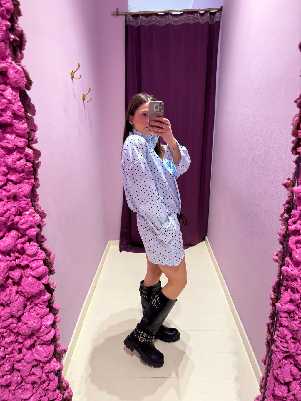 Coordinato Polka Celeste