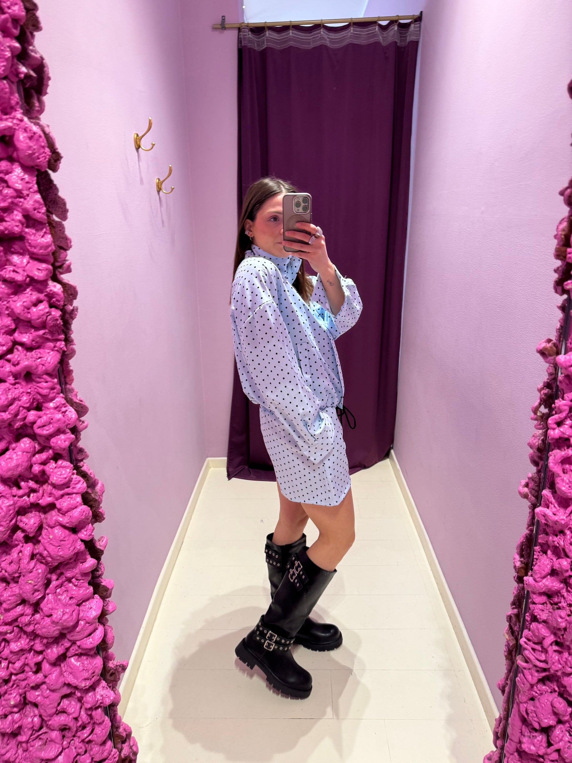 Coordinato Polka Celeste