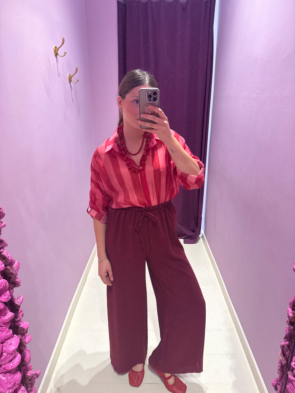 Pantalone Milos Bordeaux