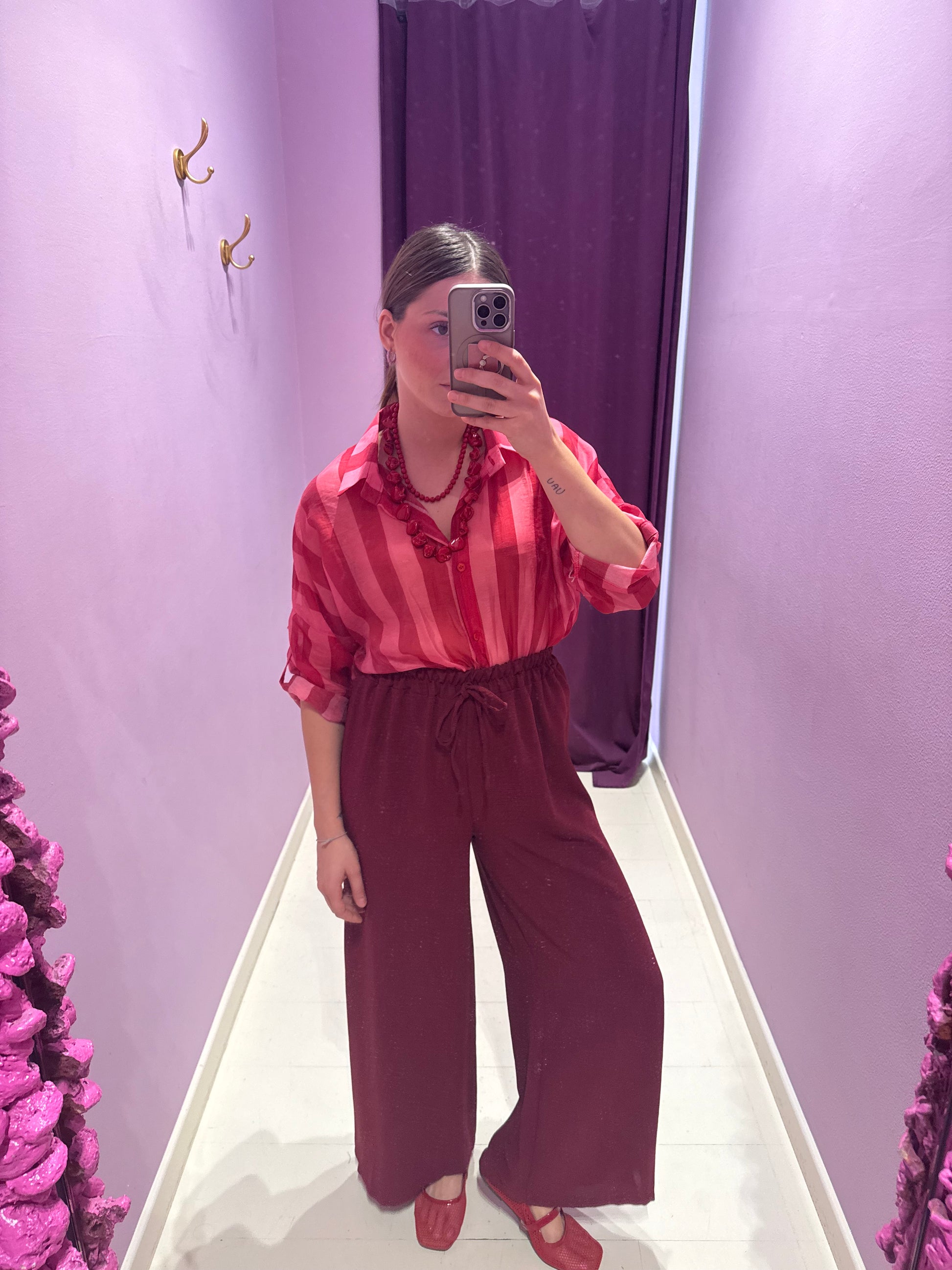 Pantalone Milos Bordeaux
