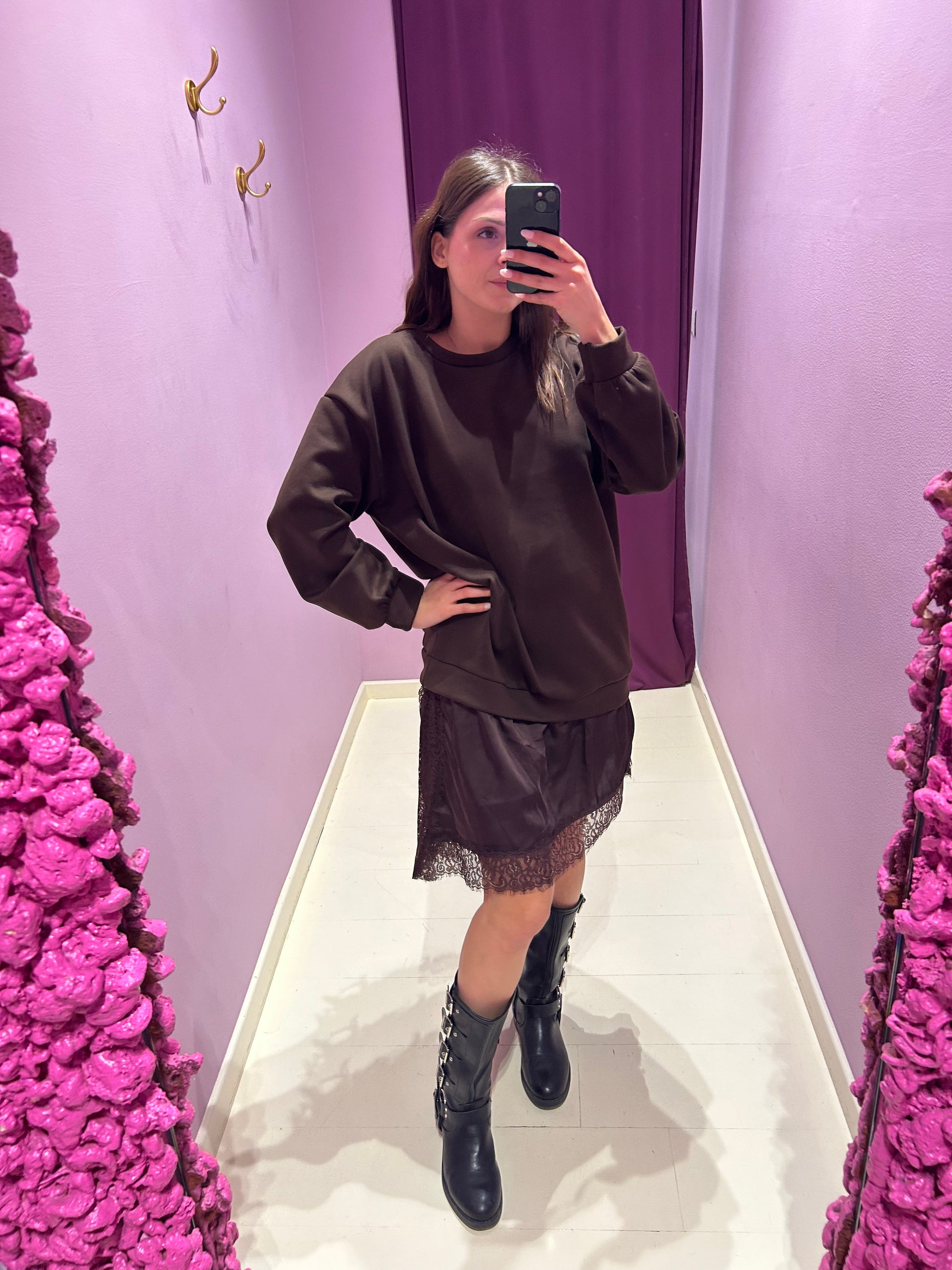 Felpa Dress Nina Choco