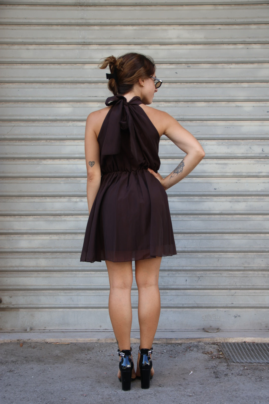 Vestito Mel Marrone
