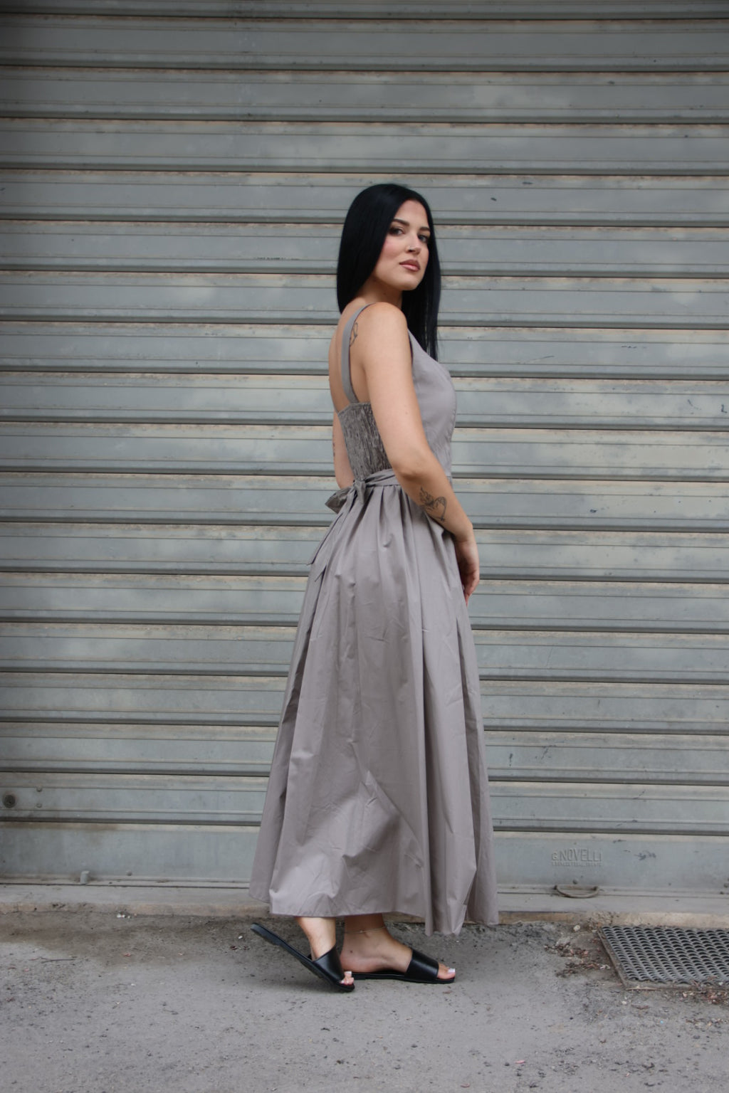 Vestito Corinne Greige