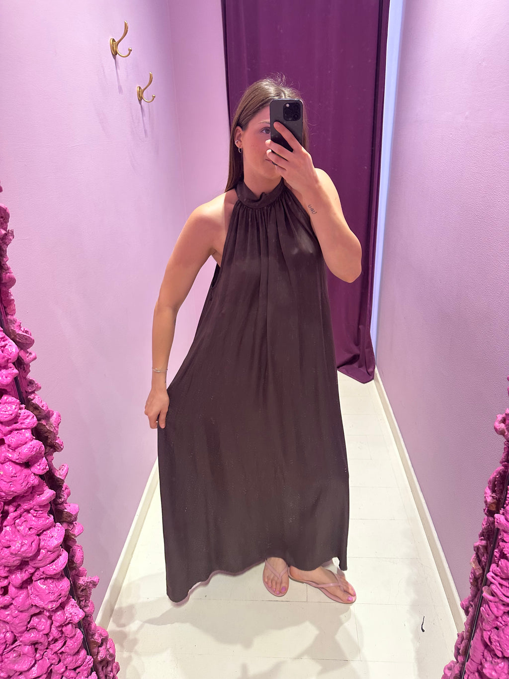 Vestito Amal Marrone