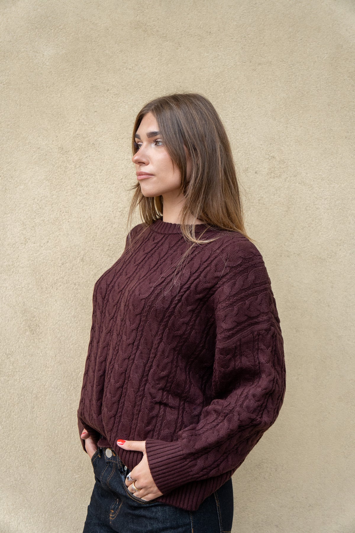 Maglione Camille Bordeaux