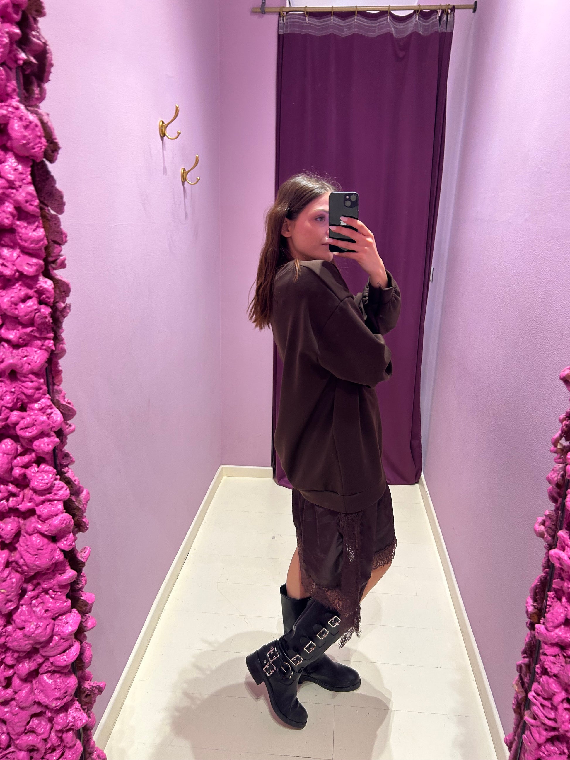 Felpa Dress Nina Choco