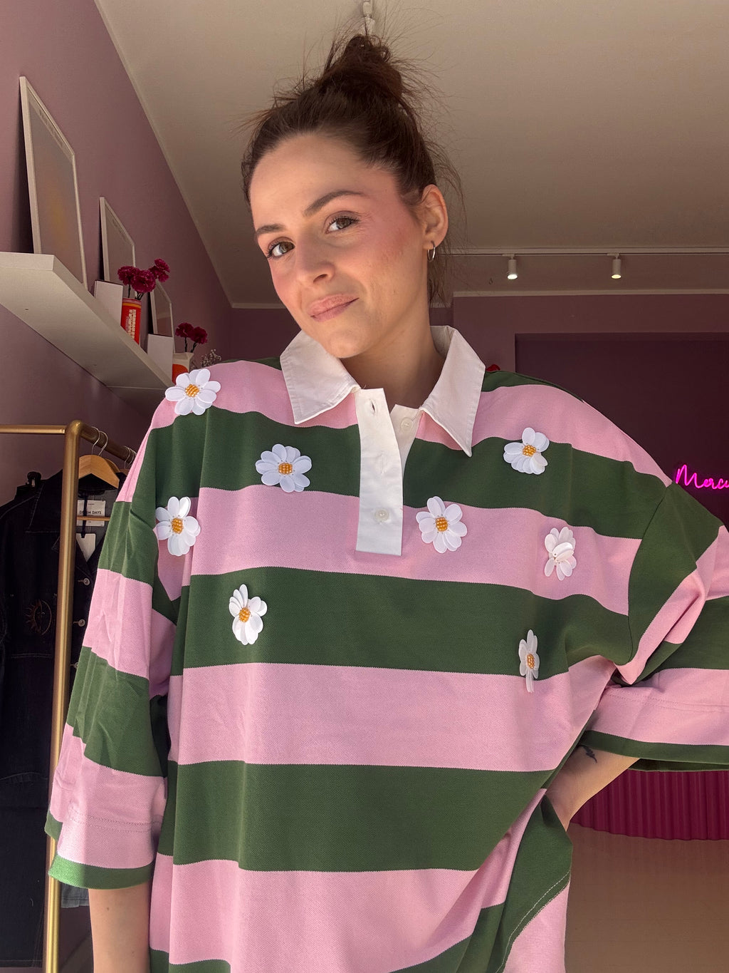 T-Shirt Flower Verdone