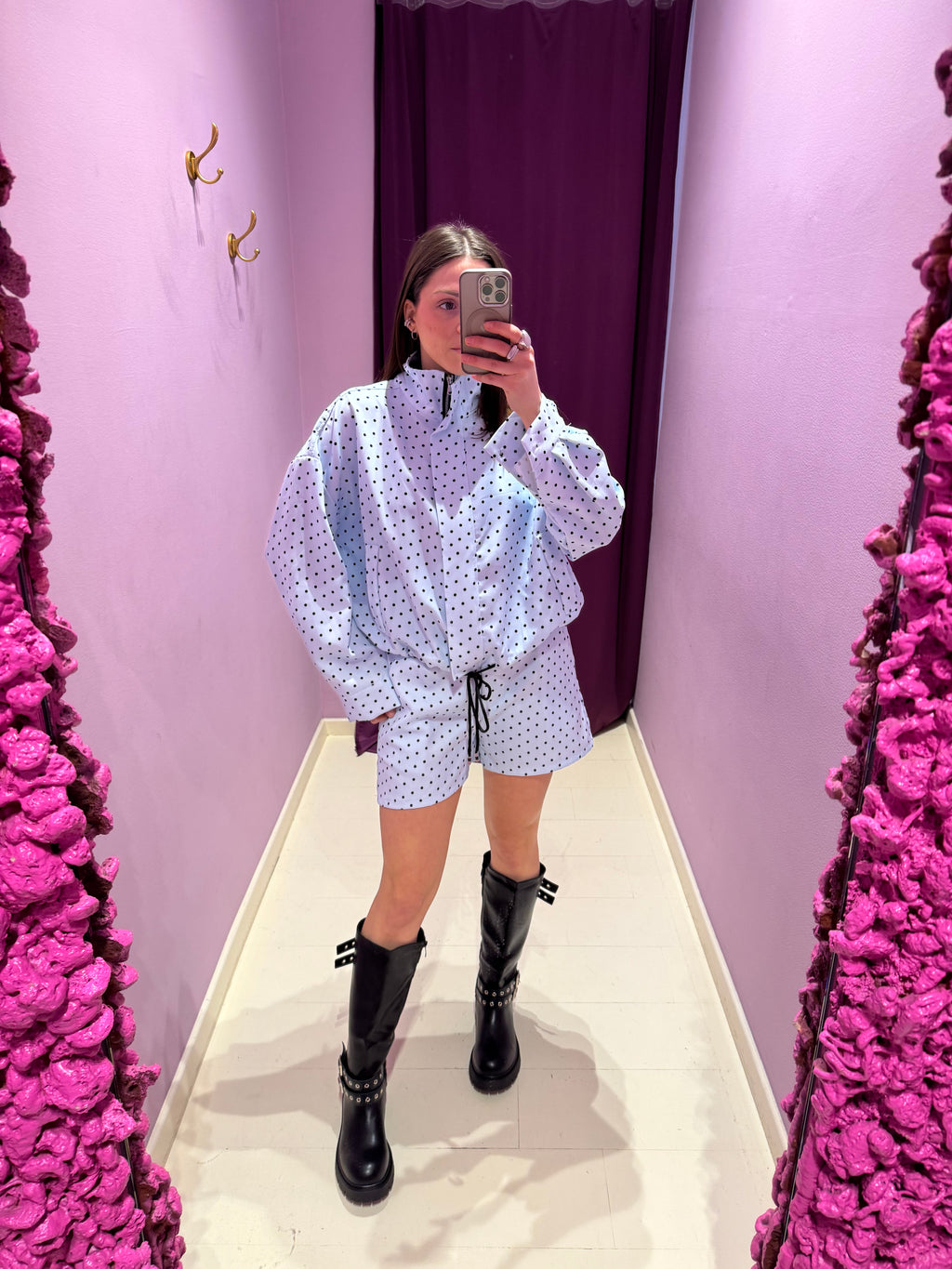 Coordinato Polka Celeste