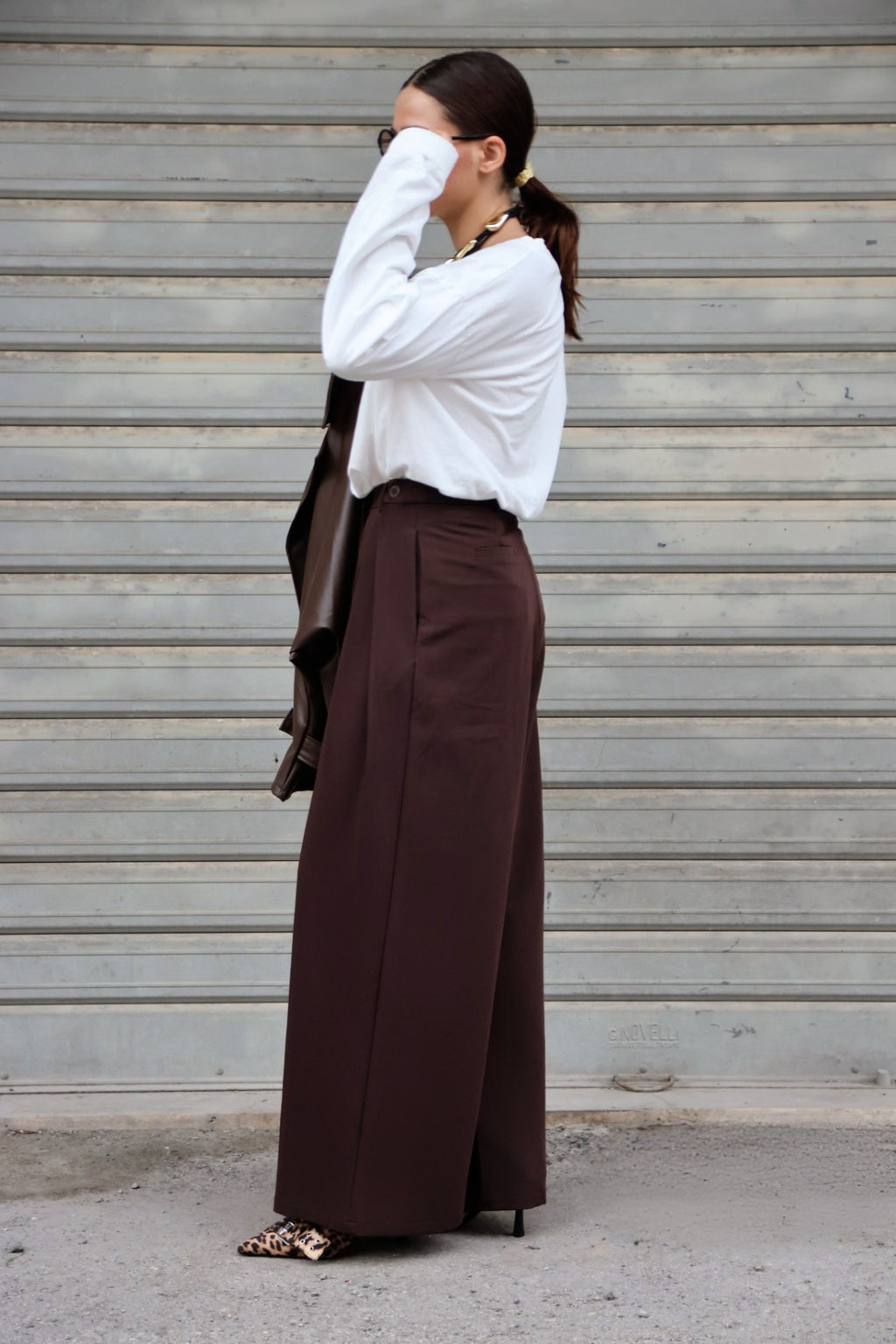 Pantalone Amal Choco