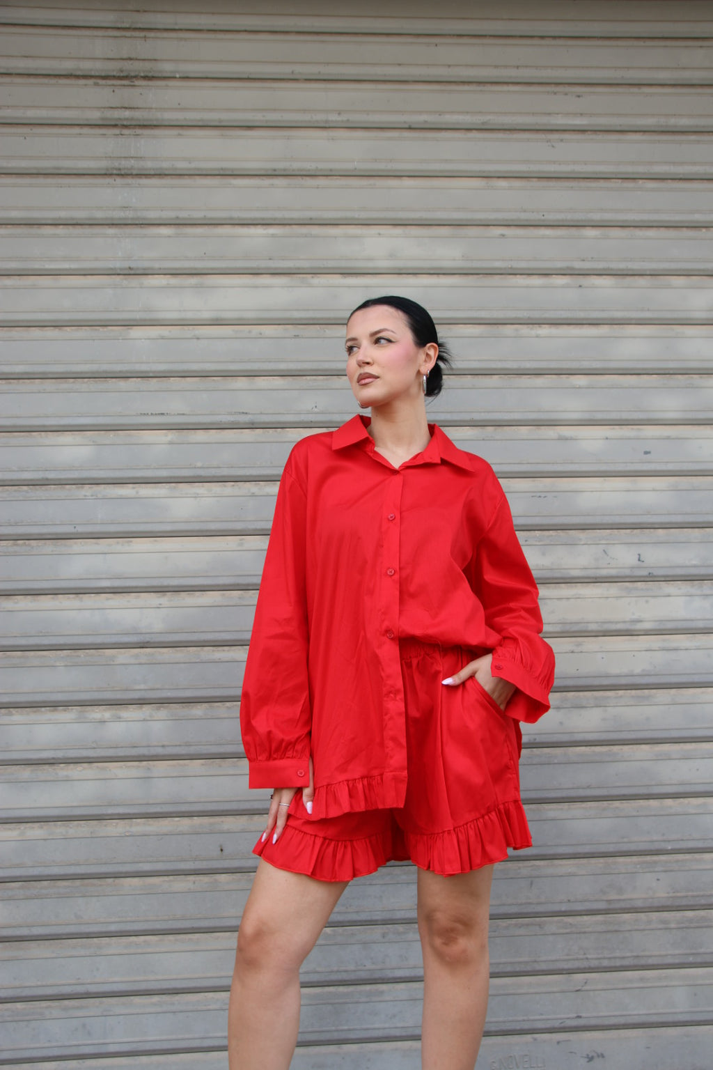 Coordinato Magnolia Rosso