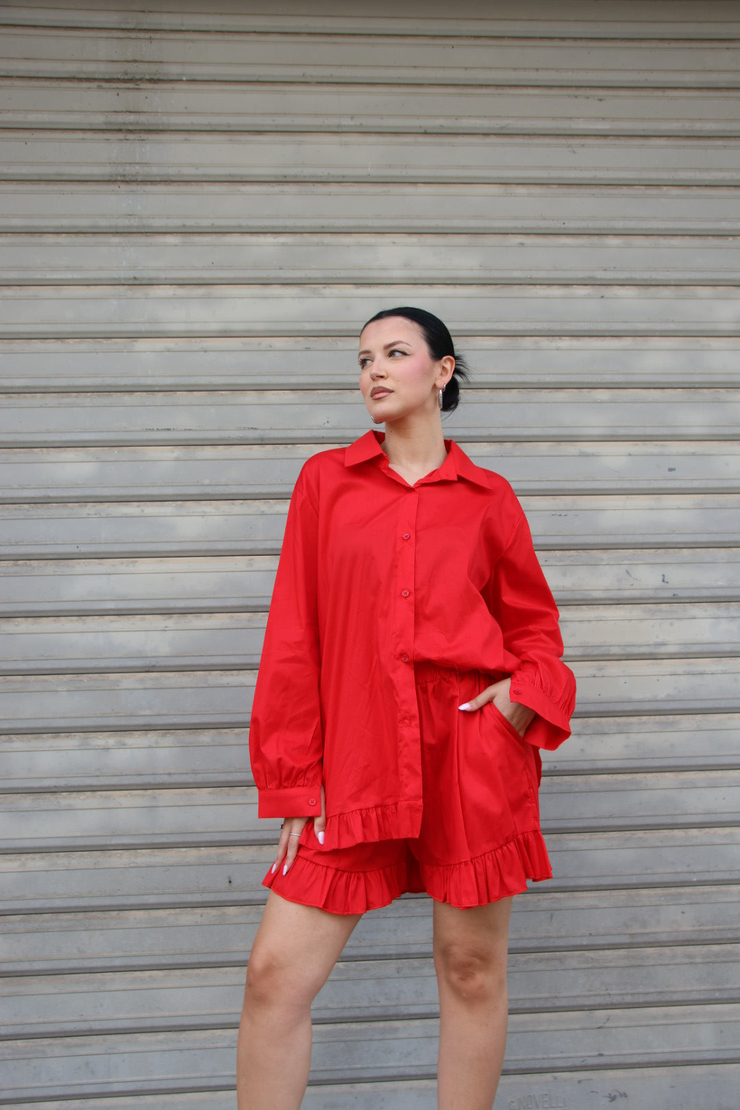 Coordinato Magnolia Rosso