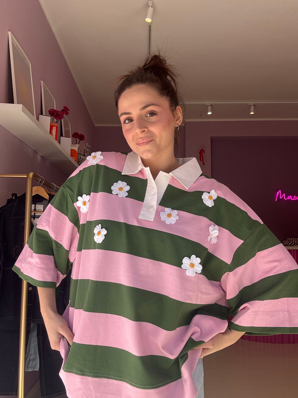 T-Shirt Flower Verdone