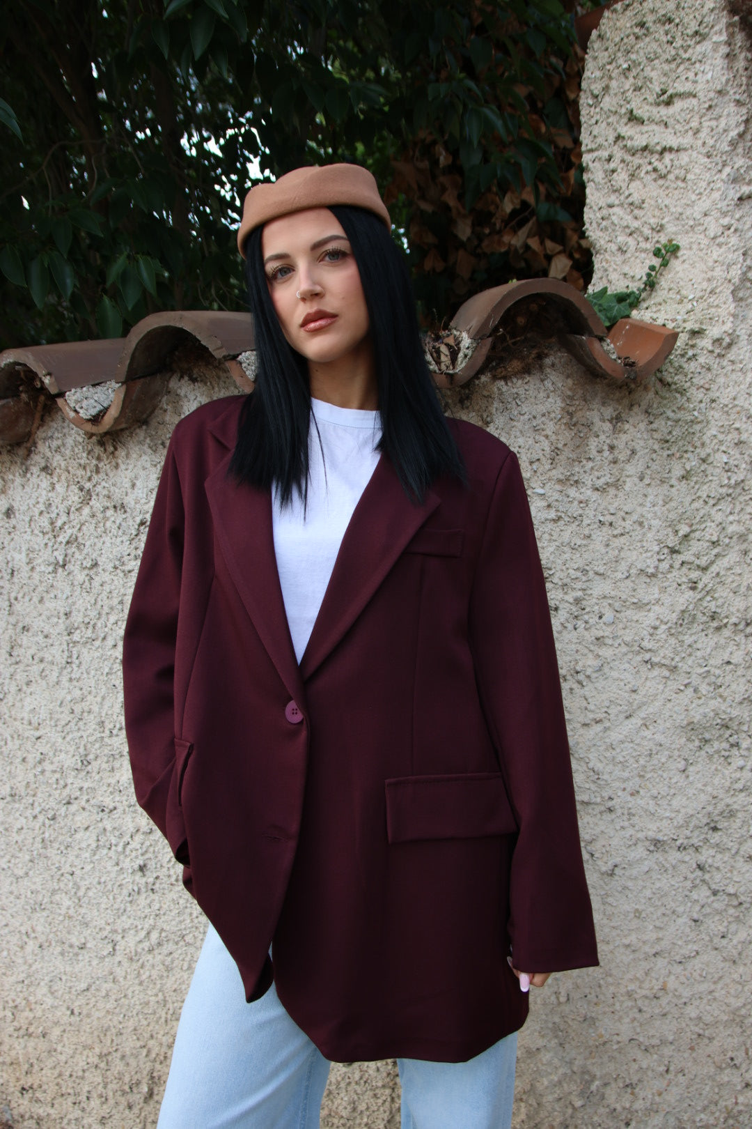 Giacca Kelly Bordeaux