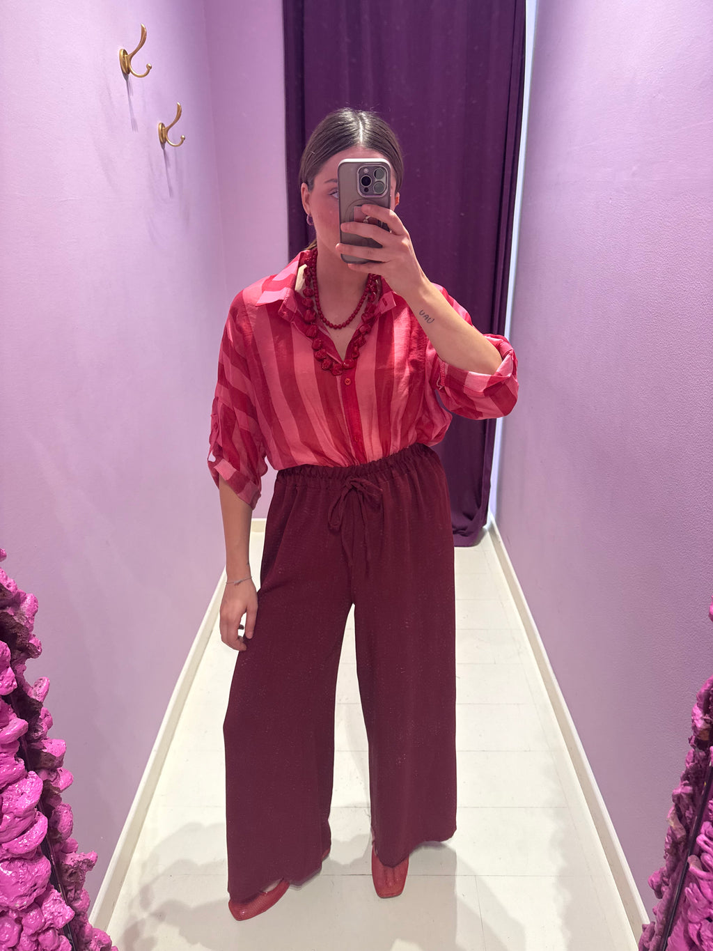 Pantalone Milos Bordeaux