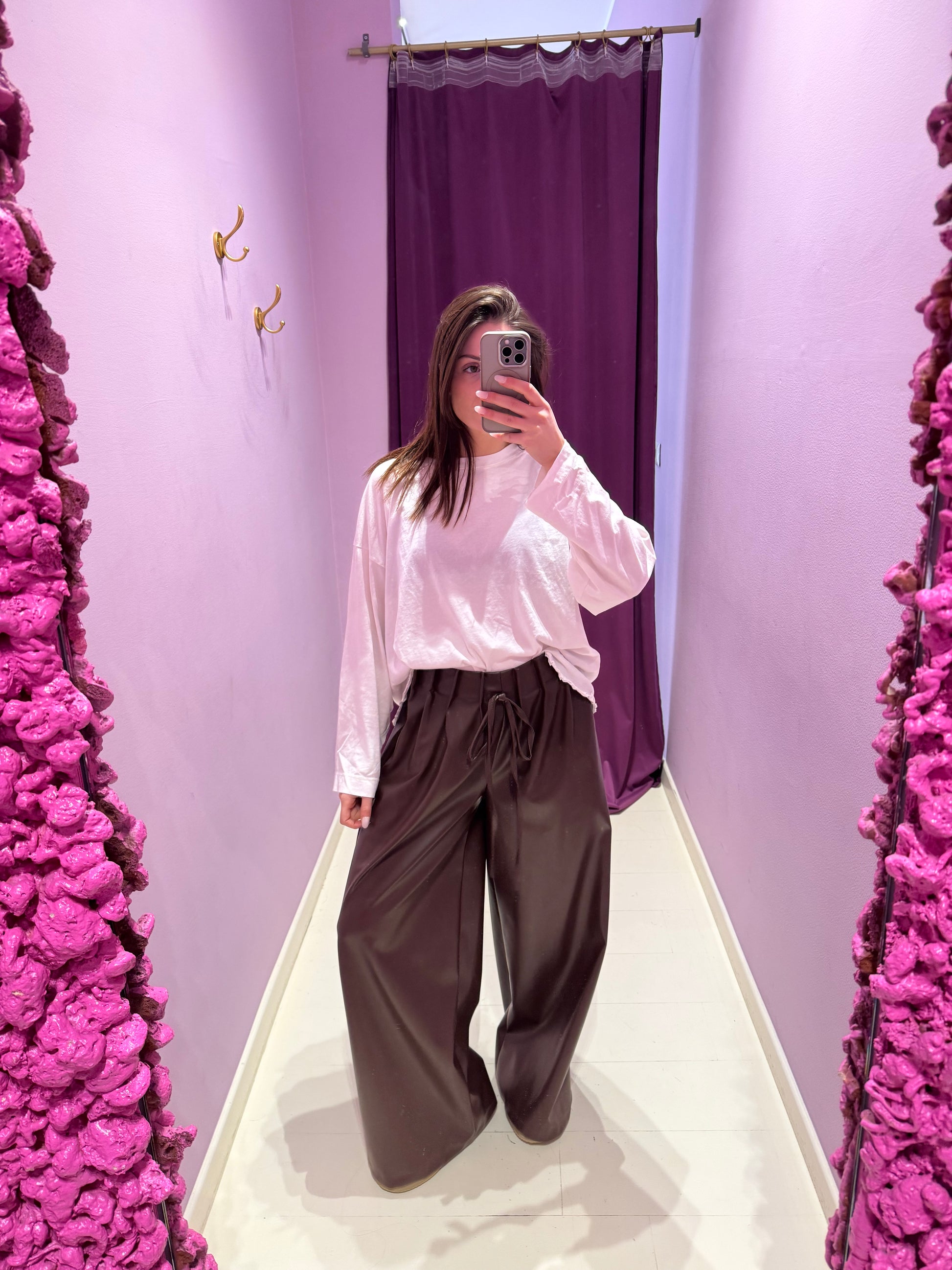 Pantalone Amelia Marrone