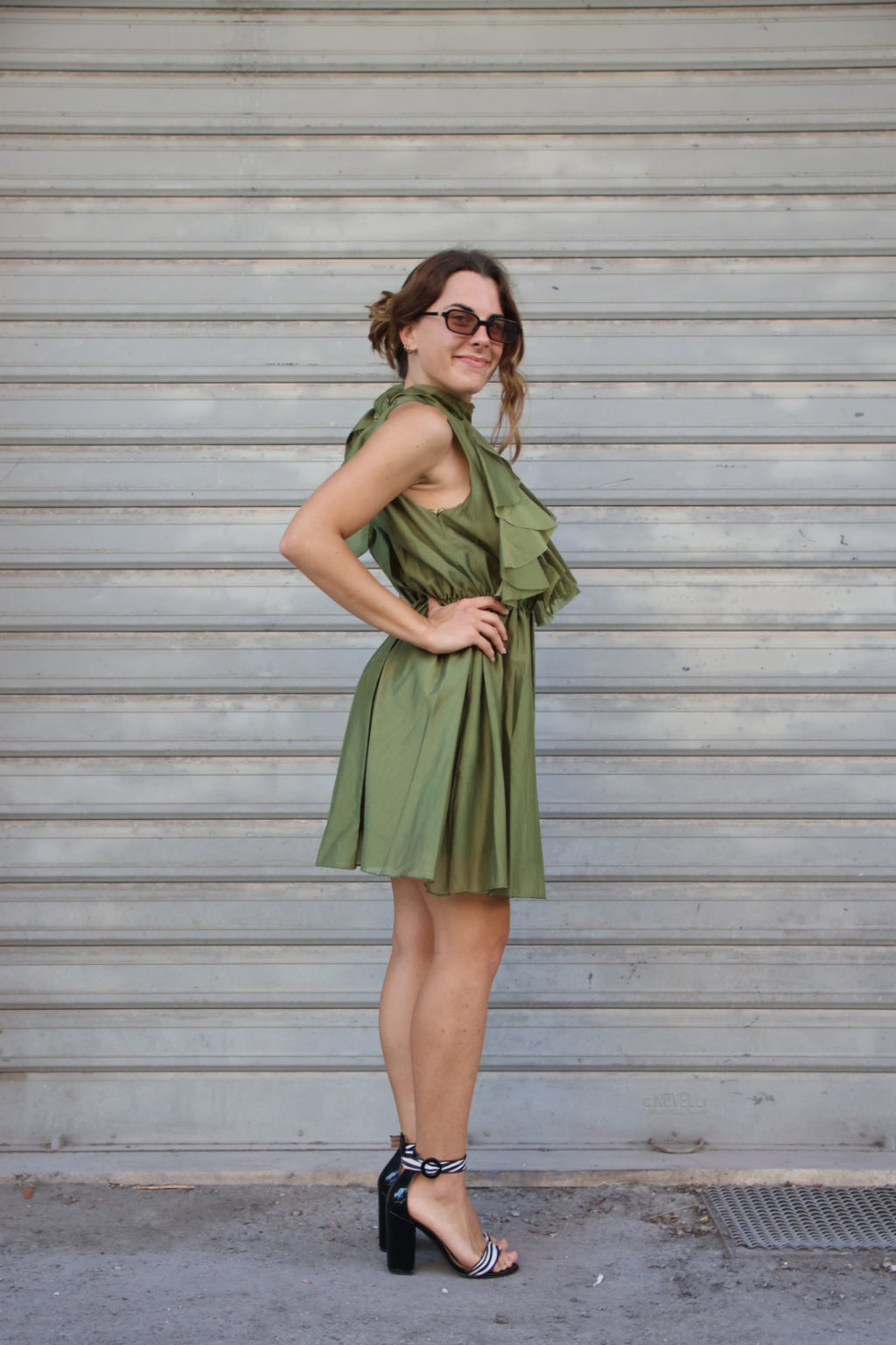 Vestito Mel Verde Acido
