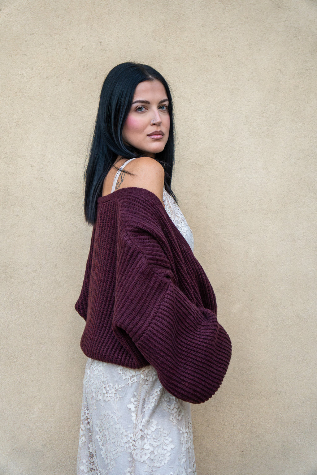 Maglione Rosemary Bordeaux