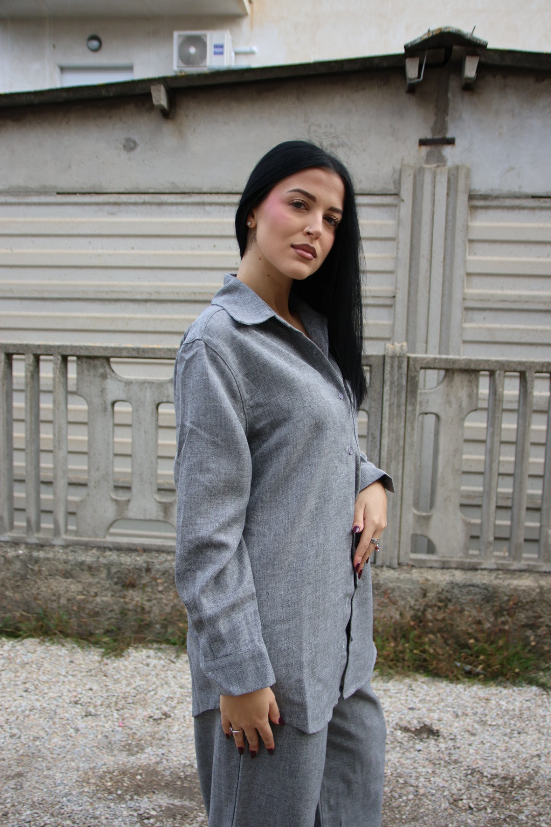Camicia Diana Grigia