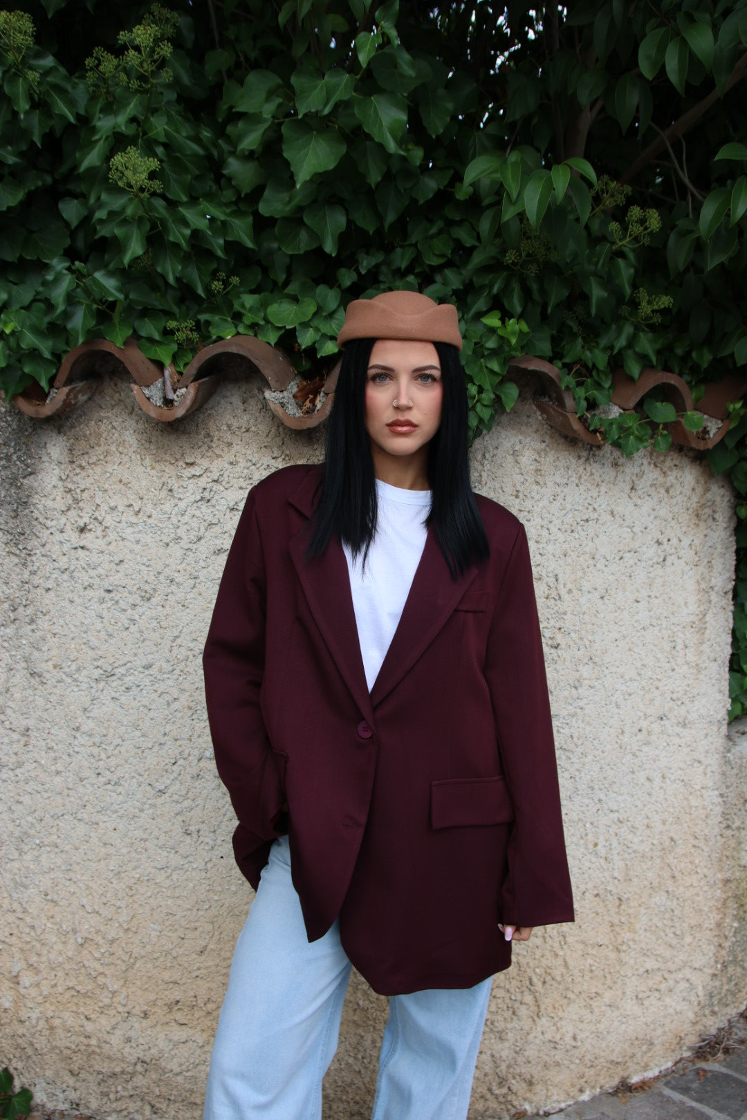 Giacca Kelly Bordeaux