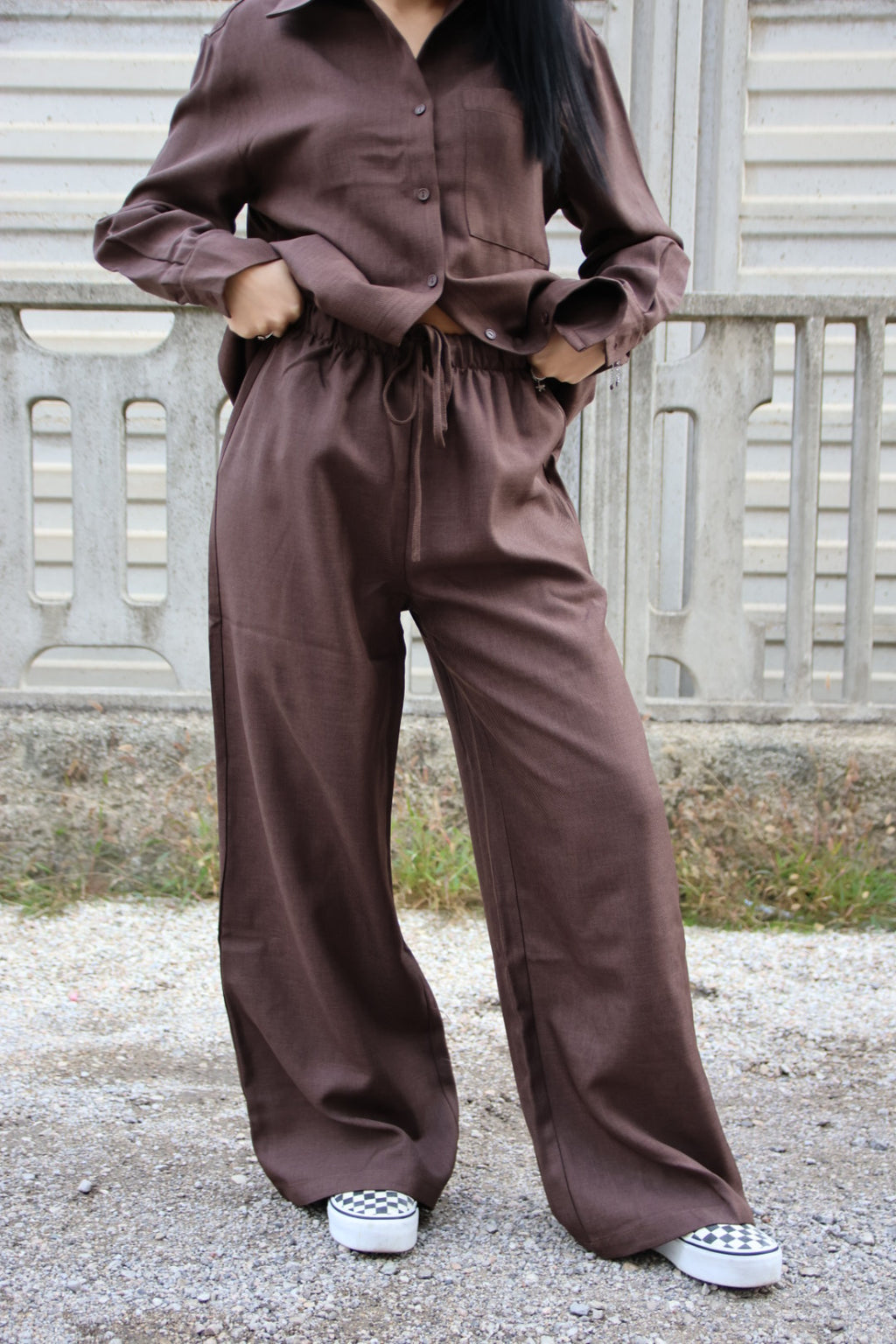 Pantalone Diana Choco