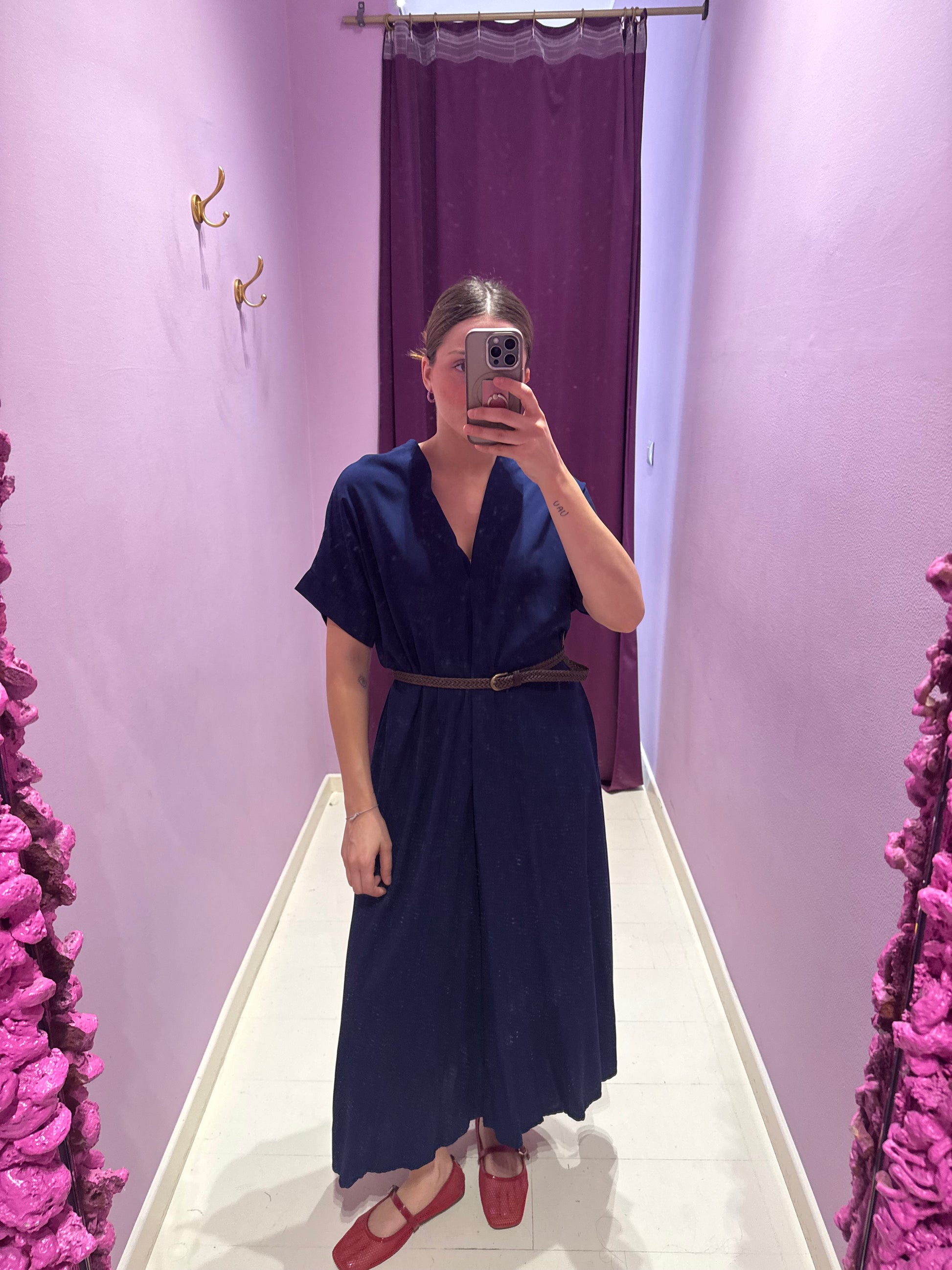 Abito Kimono Blu Royal