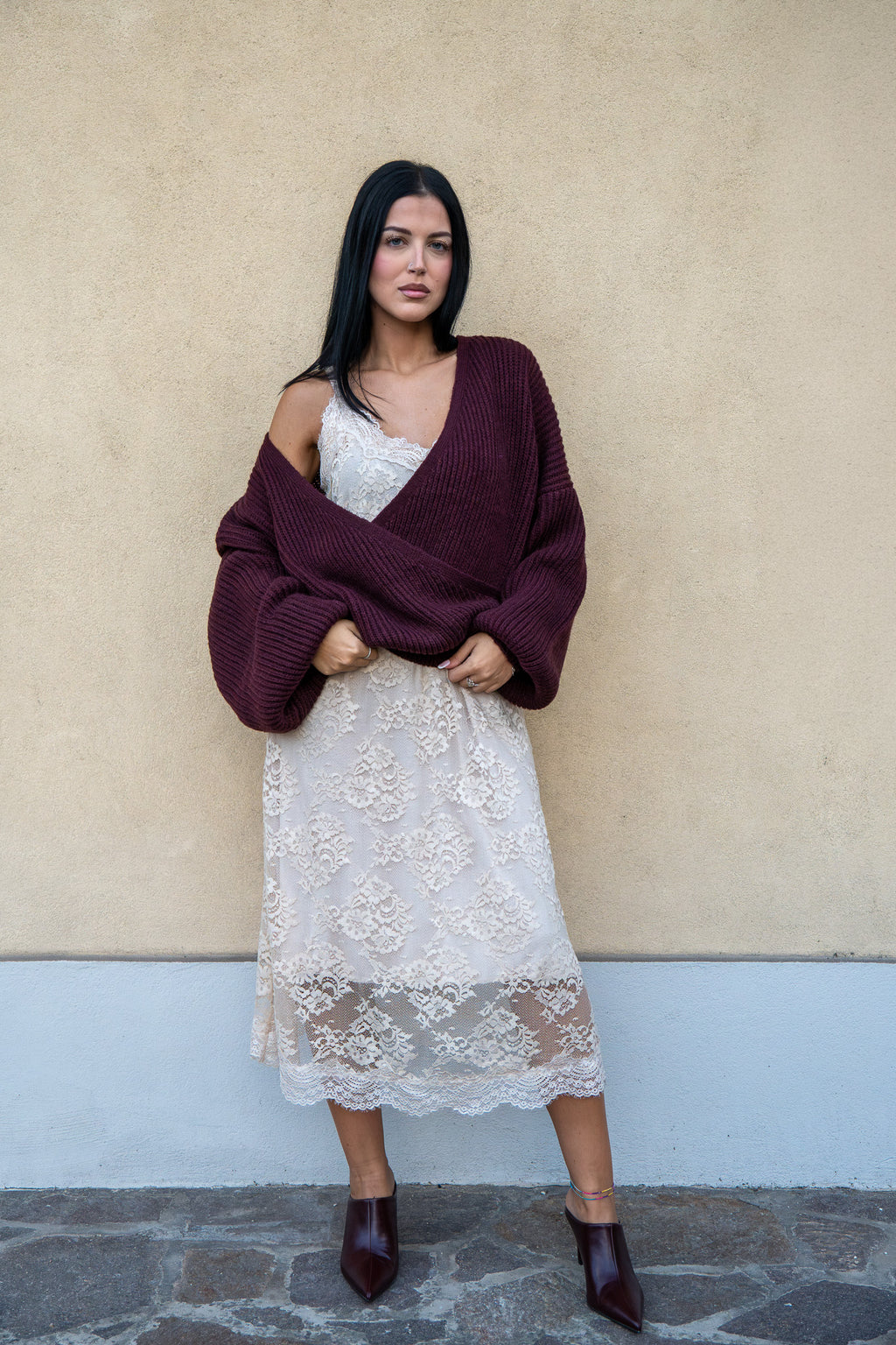Maglione Rosemary Bordeaux