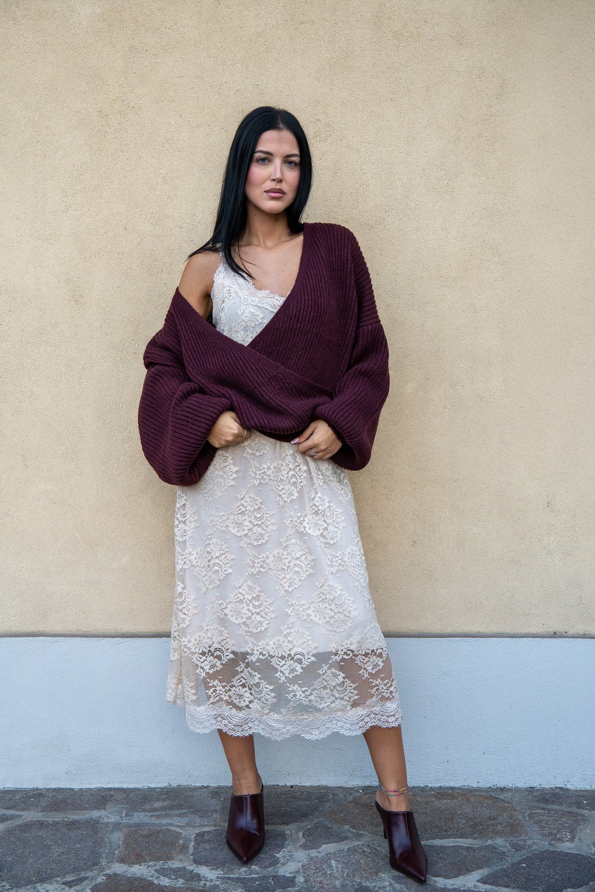 Maglione Rosemary Bordeaux