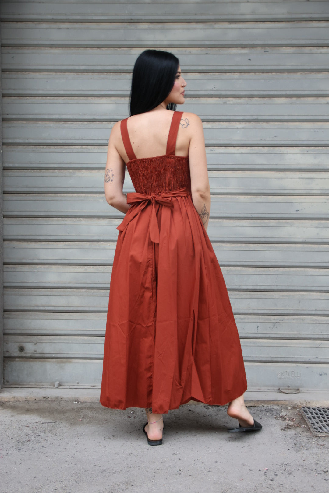 Vestito Corinne Ruggine