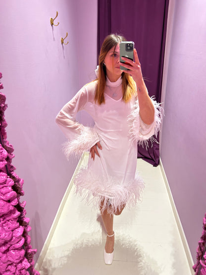 Dress Plume Bianco