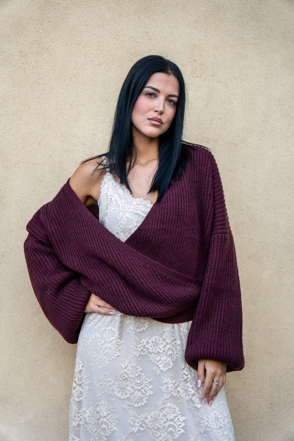 Maglione Rosemary Bordeaux