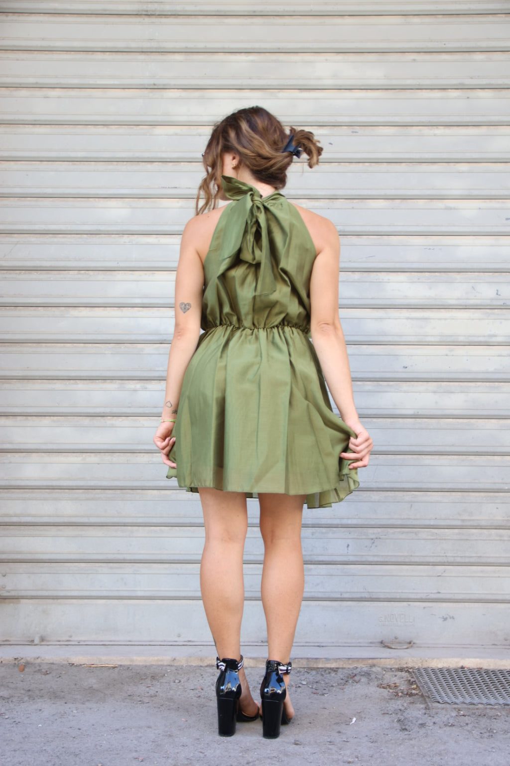 Vestito Mel Verde Acido