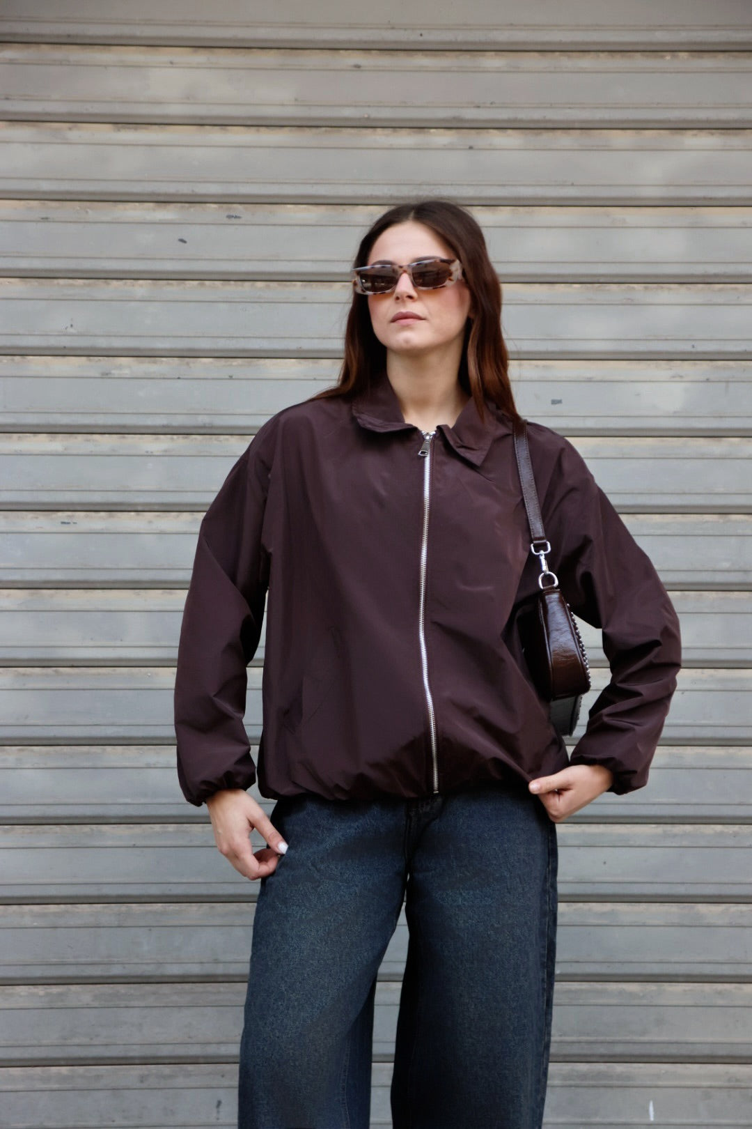 Bomber Sfoderato Delia Choco