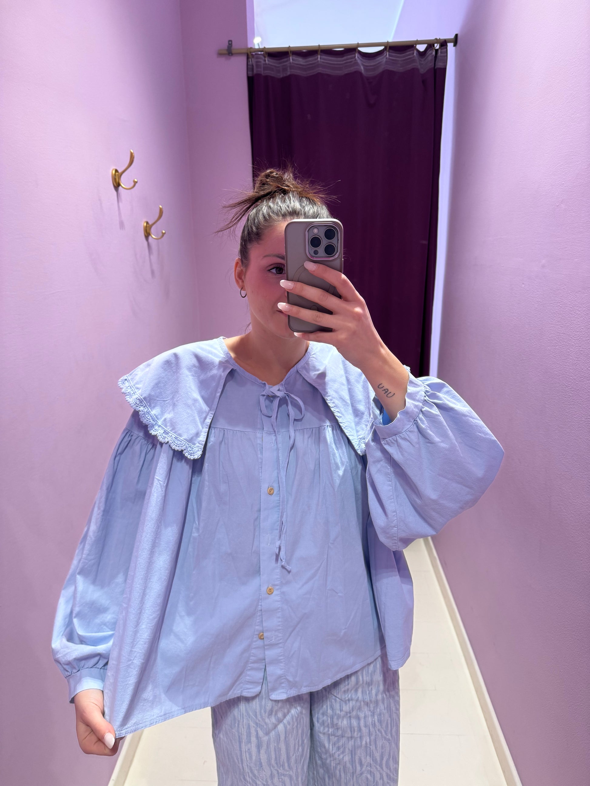 Camicia Valentine Azzurra