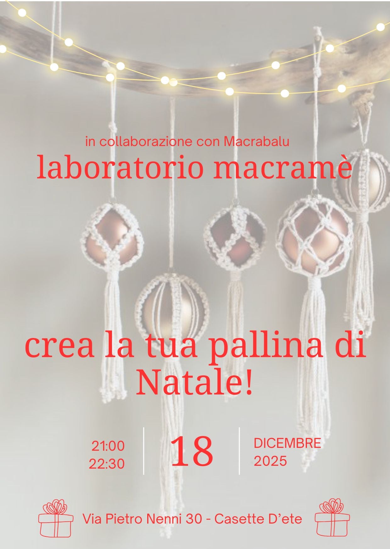 Laboratorio di Macramè
