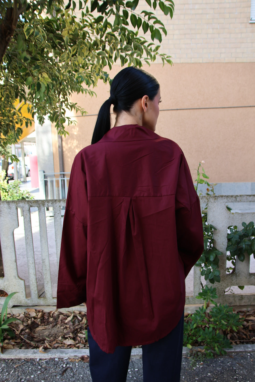 Camicia Bonnie Bordeaux