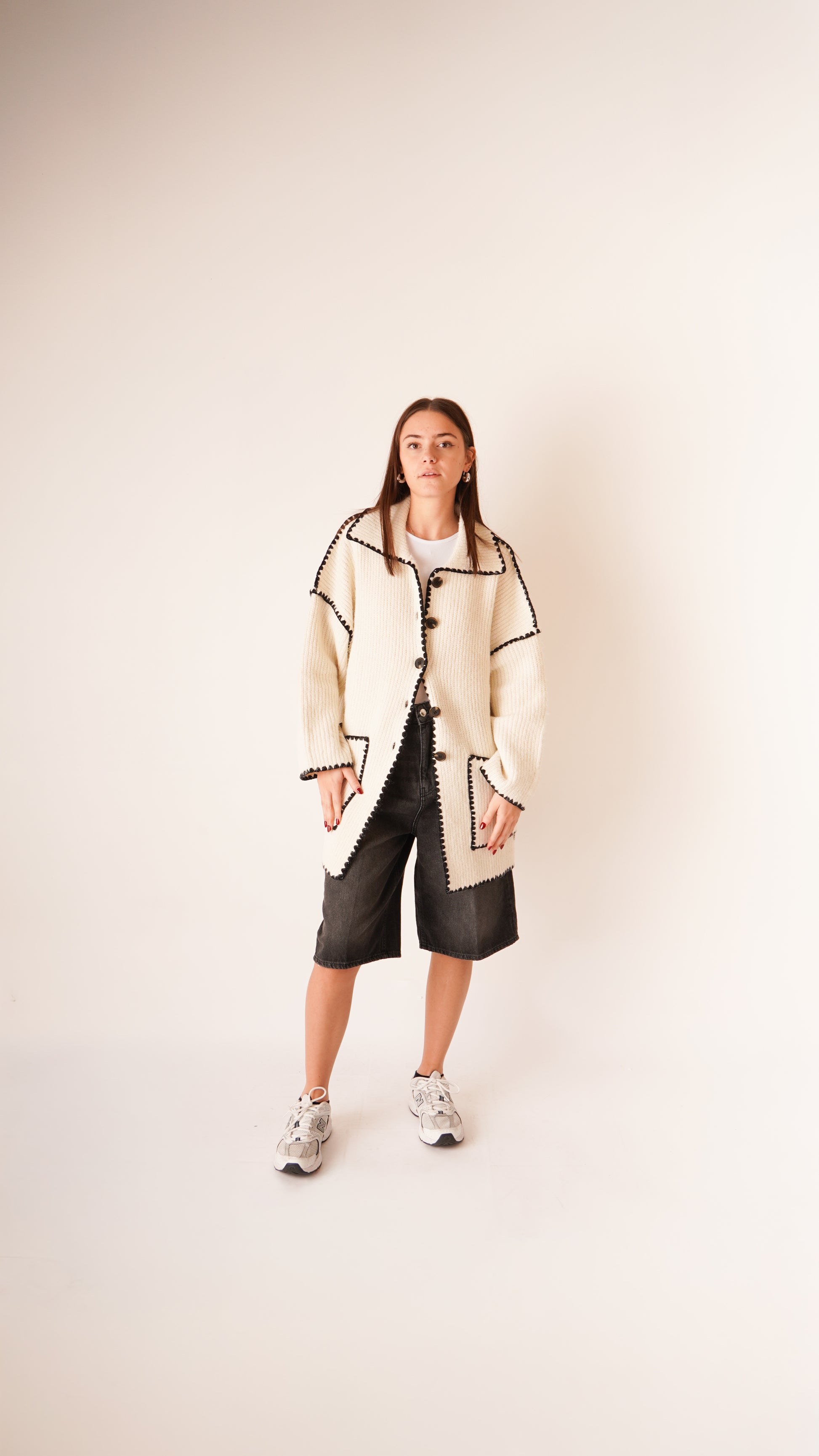 Maxi Maglia Cozy Panna