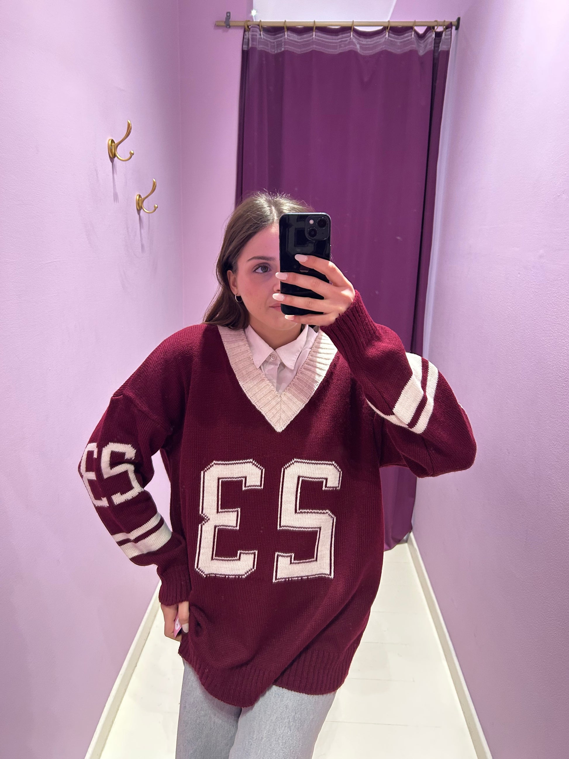 Maglione Glenn Bordeaux