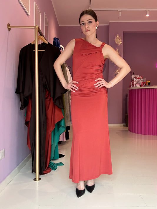 Vestito Angelina Ruggine