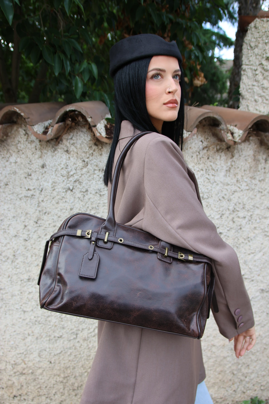 Borsa Elodie Choco