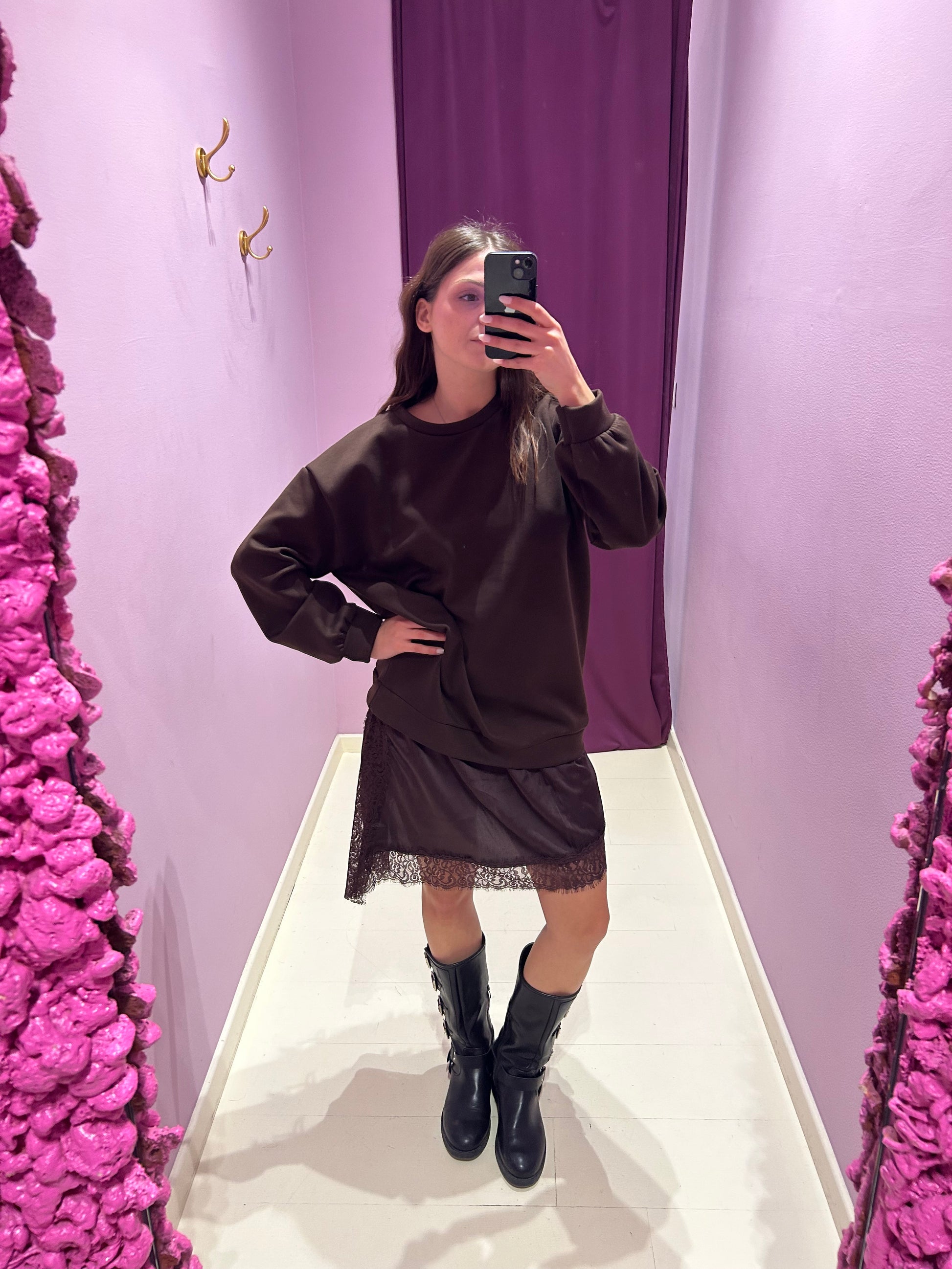 Felpa Dress Nina Choco