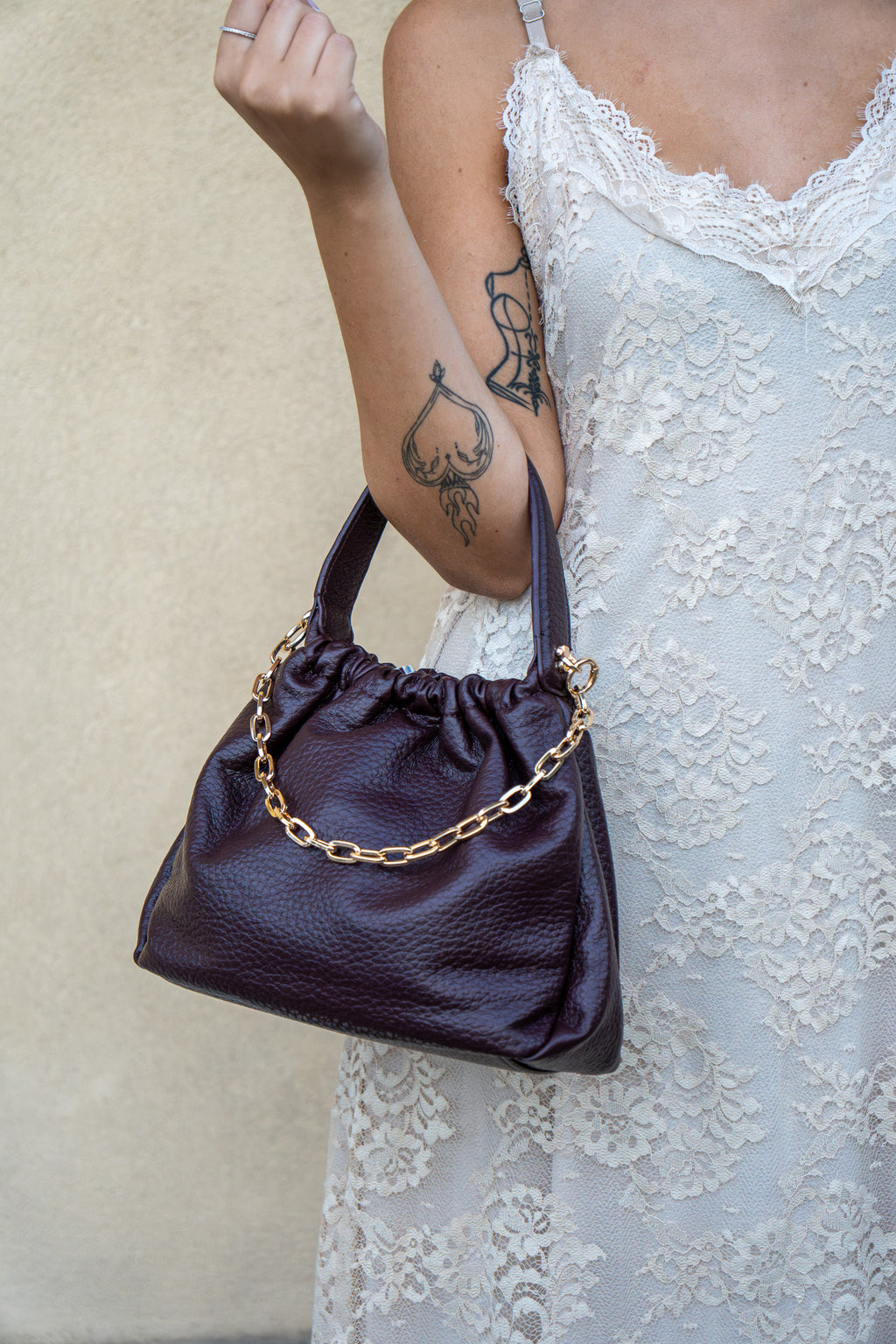 Borsa Derby Burgundy
