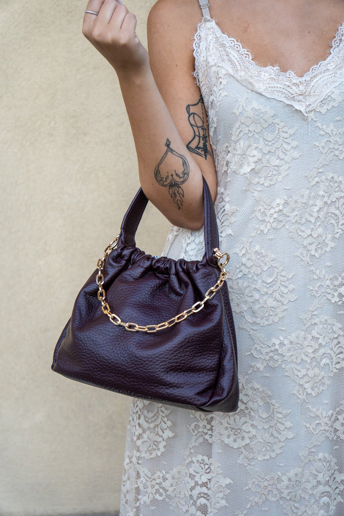 Borsa Derby Burgundy