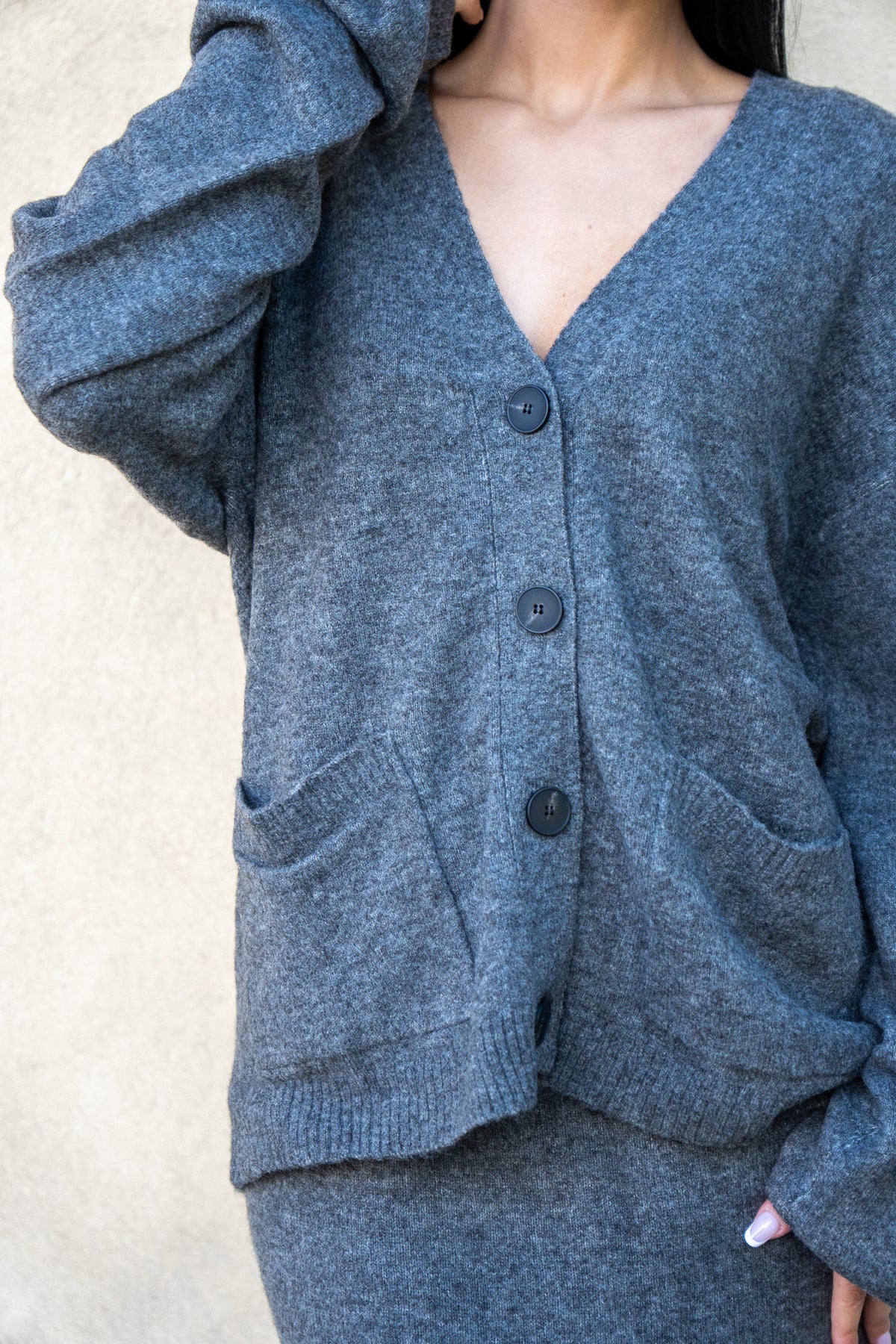 Cardigan Melrose Grigio
