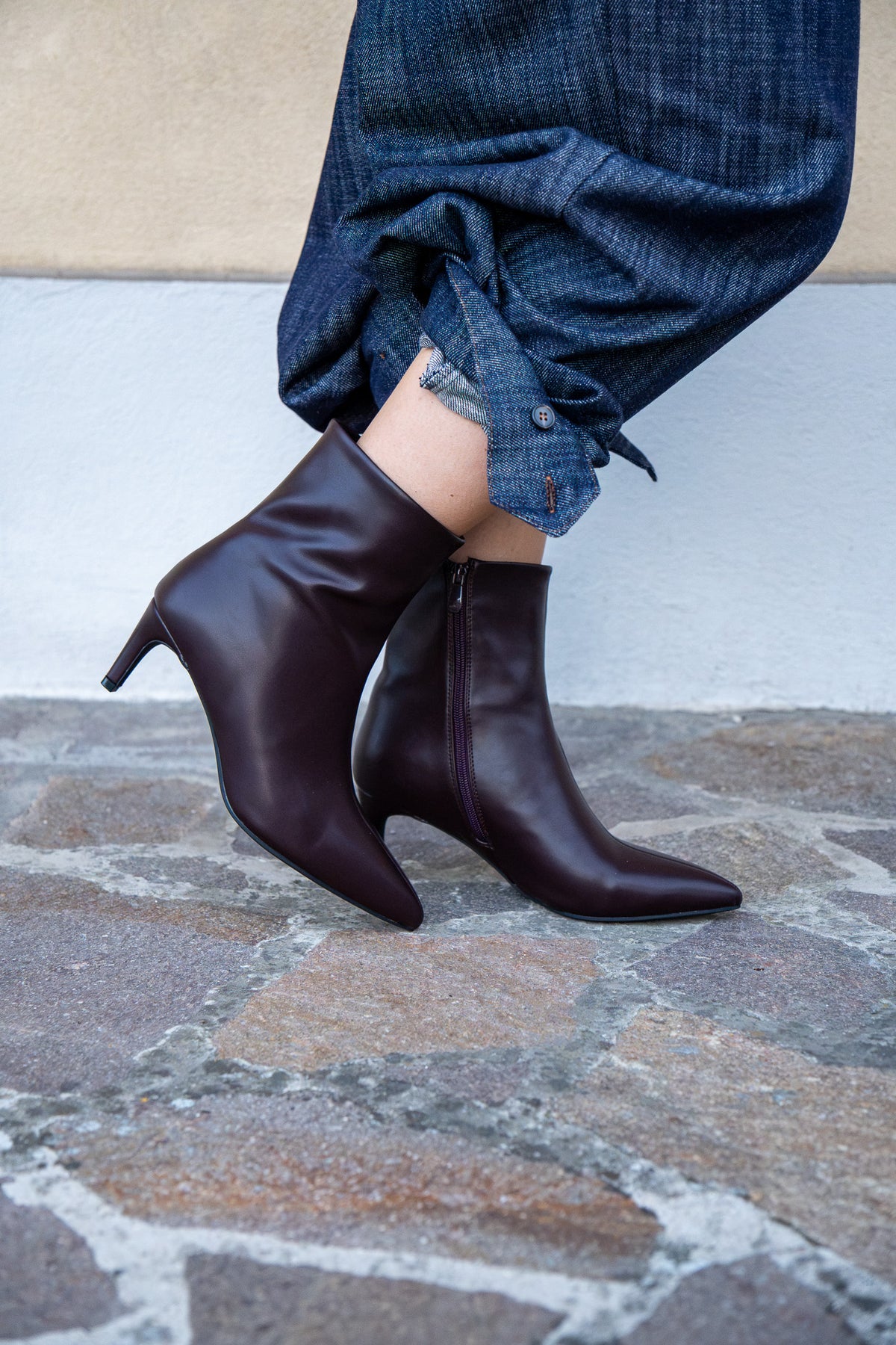 Stivaletto London Bordeaux