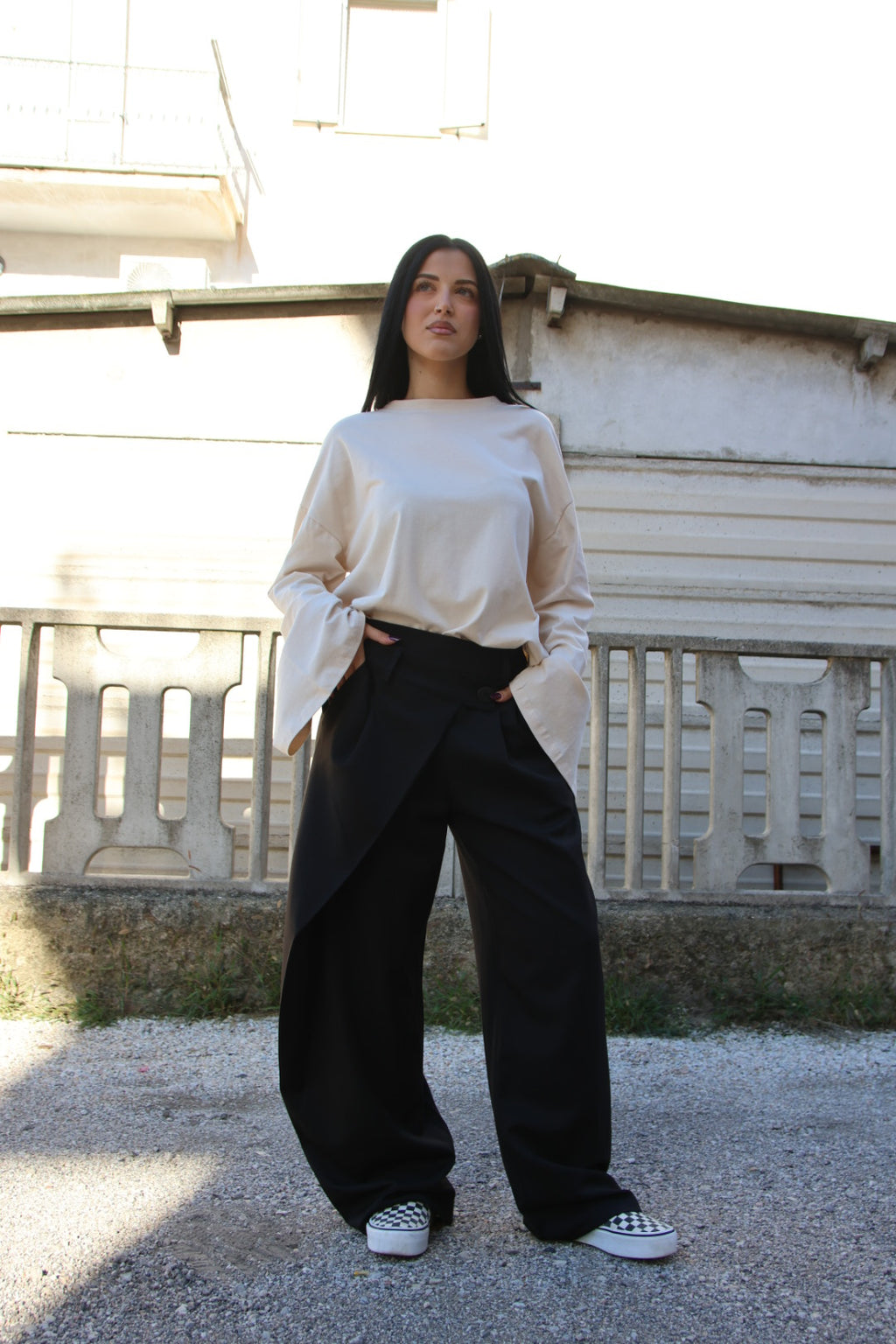 Pantalone Manila Nero