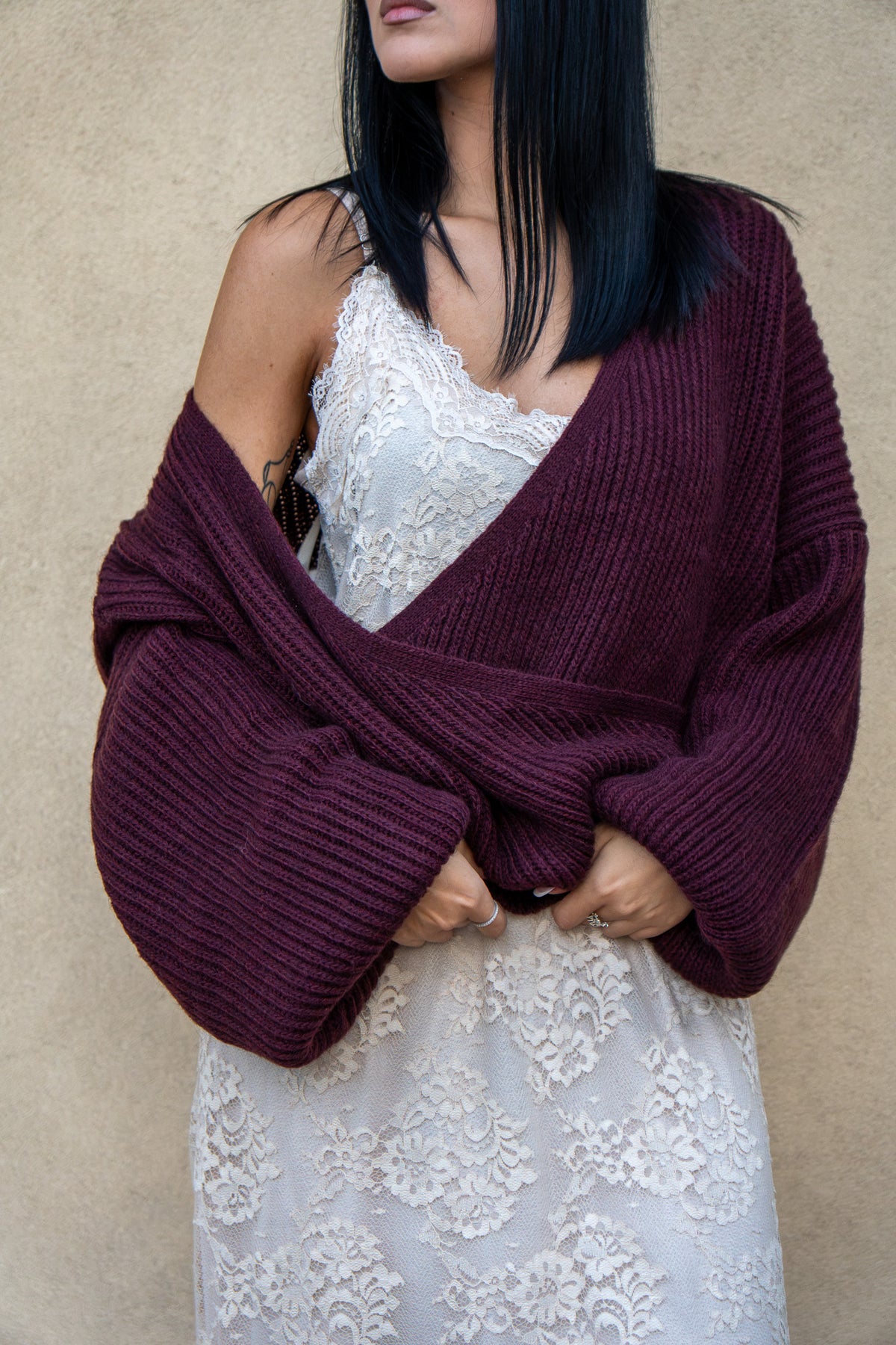Maglione Rosemary Bordeaux